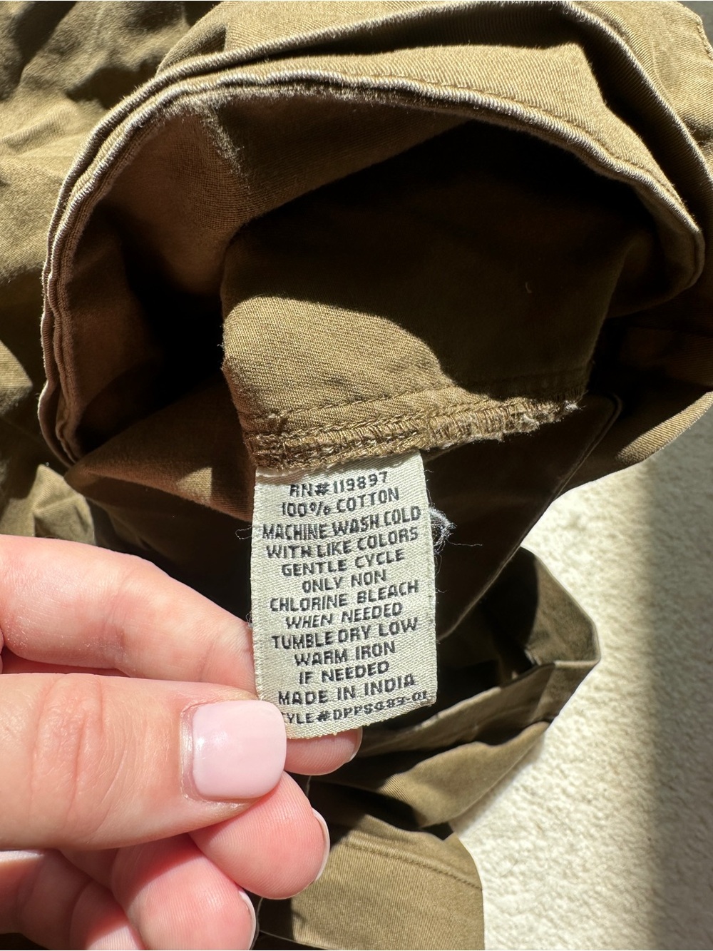 Paradis cotton cargo skort - Picture 7 of 7